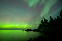 "Sky Fire at Copper Harbor"