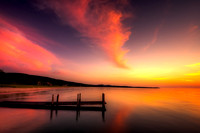 "Sunset, Lake Street Beach"