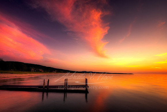"Sunset, Lake Street Beach"