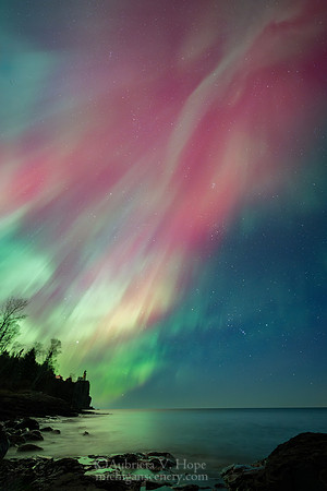 "Angel Fire at Split Rock Lighthouse"