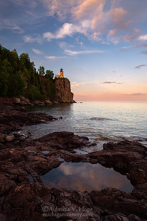 "Summer Twilight, Split Rock Lighthouse"