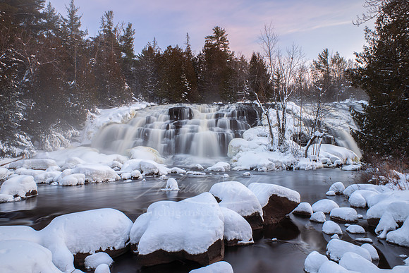 "Winter Twilight", Bond Falls