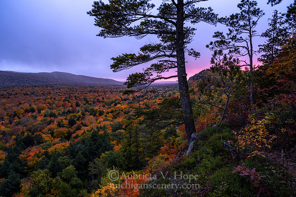 "Stormy October Twilight", Porcupine Mountains
