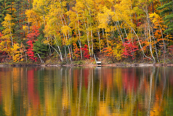 "October Reflections, Moccasin Lake"