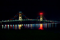 "Mackinac Bridge After Midnight"