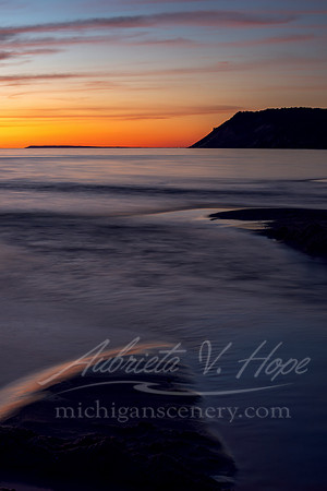 "Lingering Twilight at Esch Beach"
