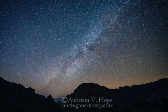 "Window to the Milky Way, Chisos Basin, Big Bend National Park"