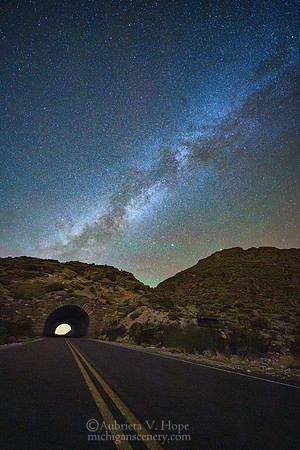 "Stars Over Rio Grande Village Tunnel, Big Bend National Park"