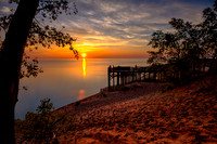 Sunset at Overlook #9, Sleeping Bear Dunes