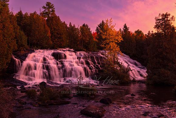 "October Twilight, Bond Falls"