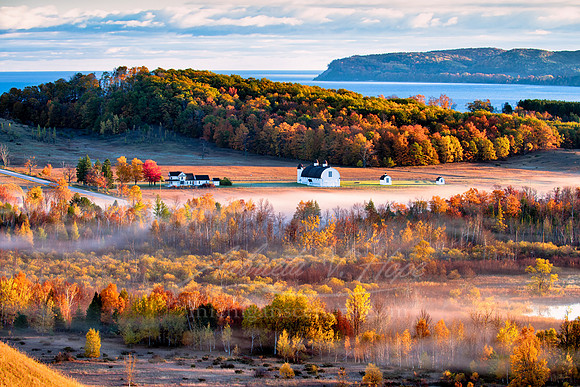 "Misty October Dawn"