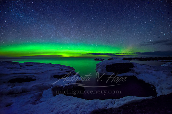 "Aurora's Early Glow"