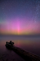 "Aurora in the Mist, Little Girl's Point"