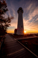"Crisp Point Lighthouse in June"