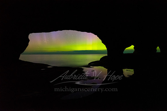 "Cave Lights", Lake Superior"