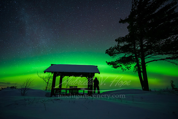 "Winter's Night, Copper Harbor"