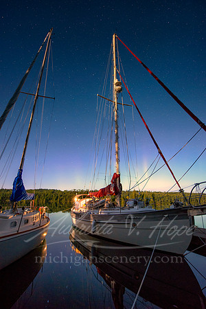 "Northern Lights, Isle Royale National Park"