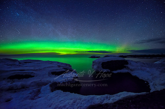 "Aurora's Early Glow"