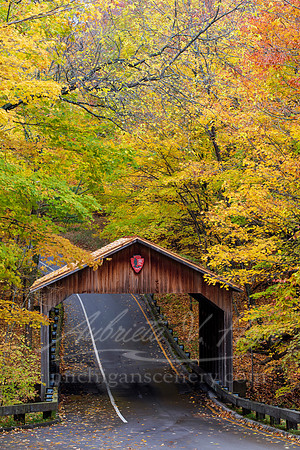 "Autumn at the Covered Bridge"