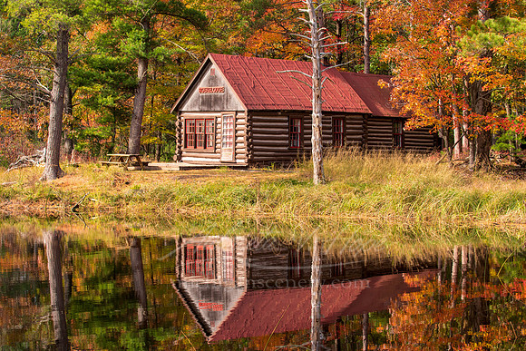 "Autumn Morning, Boekeloo Lodge"