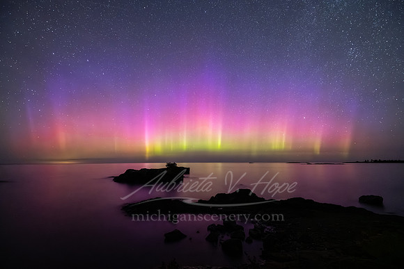 "Surprise Aurora, Keweenaw Peninsula"