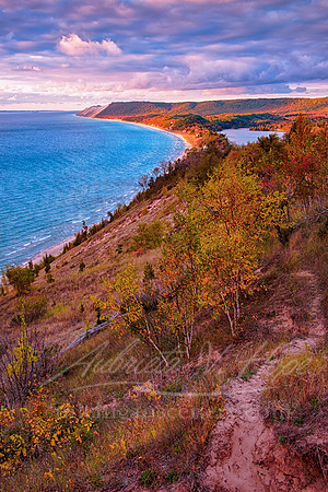"Empire Bluff Autumn, Sleeping Bear Dunes"