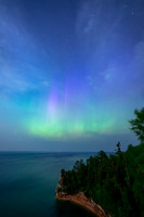 "Aurora in the Moonlight", Miners Castle, Pictured Rocks
