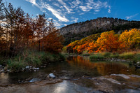 "Thanksgiving Dawn at the Frio River", Garner State Park